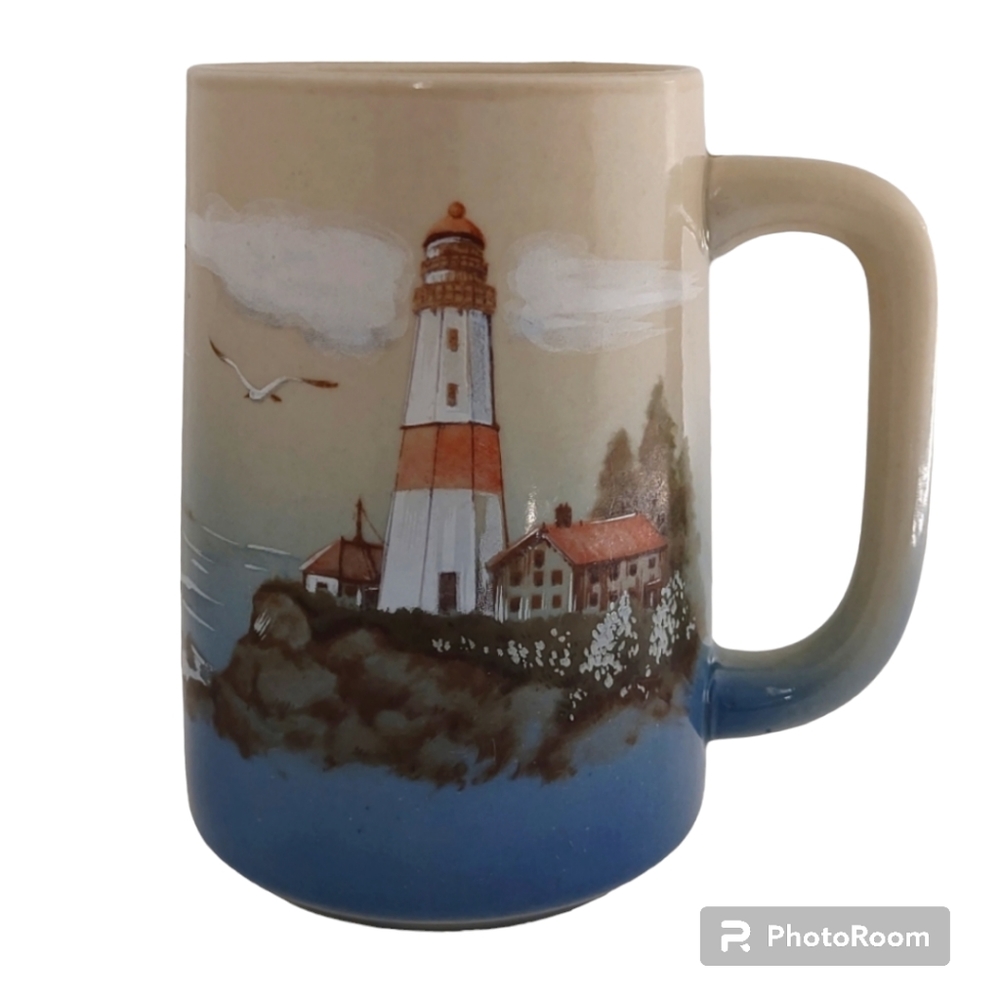 Otagiri Mug Coffee Beer 1970s vintage